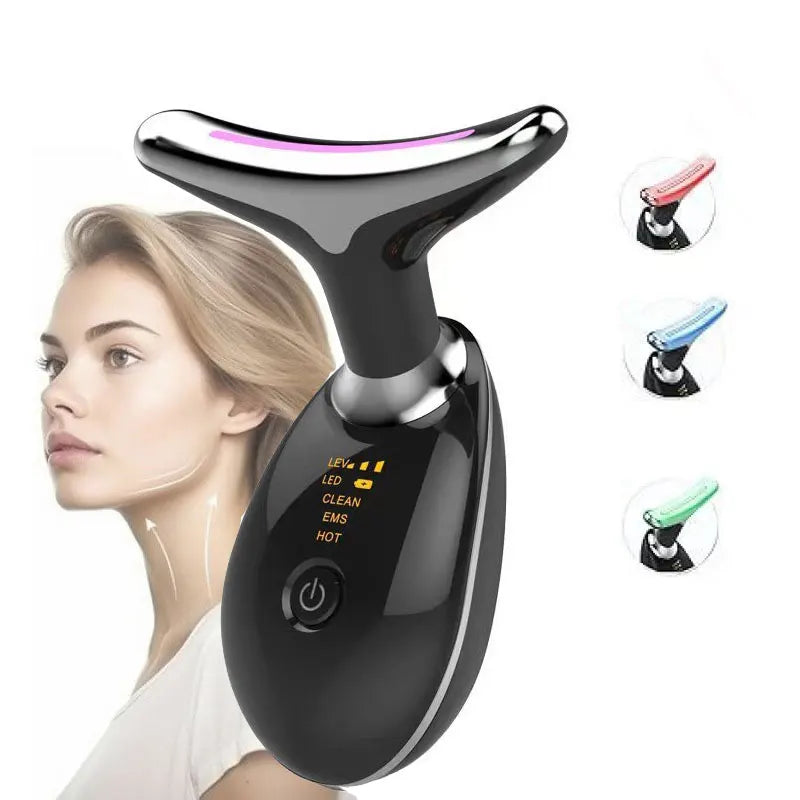LED Face & Neck Skin Tightening Massager