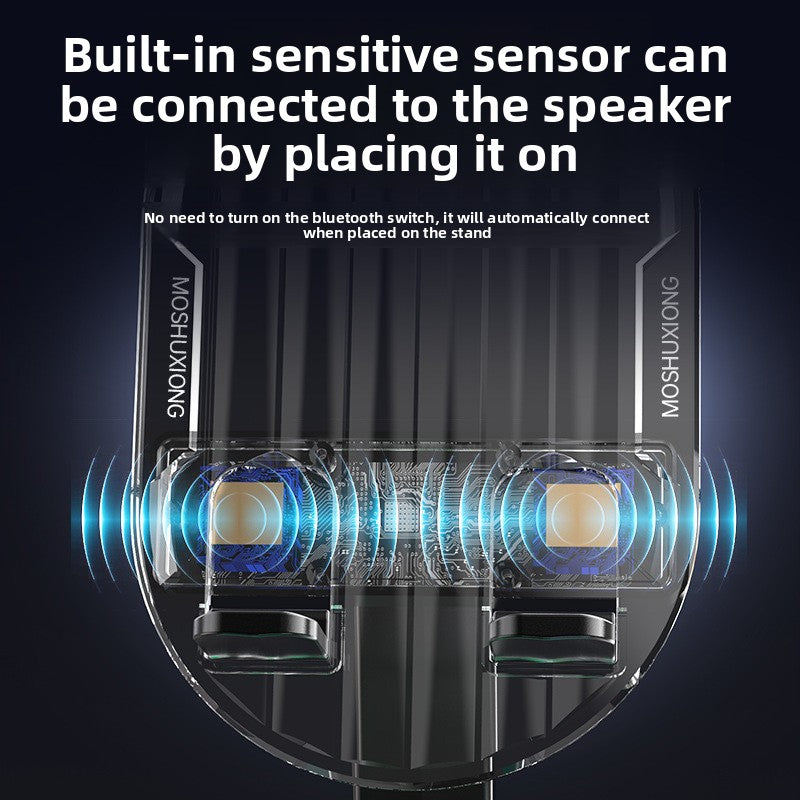 Sensor phone stand speaker