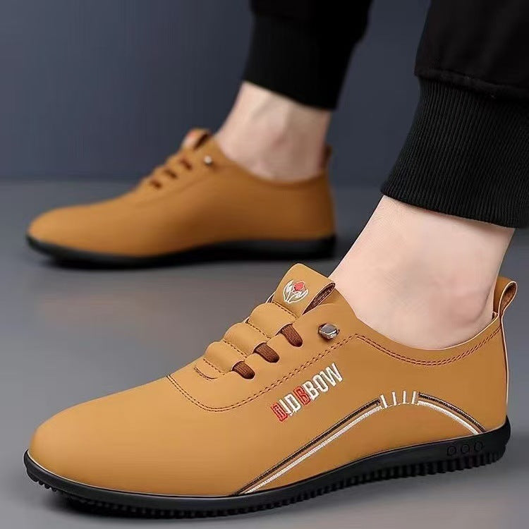 Mens Slip-On Casual Leather Shoes