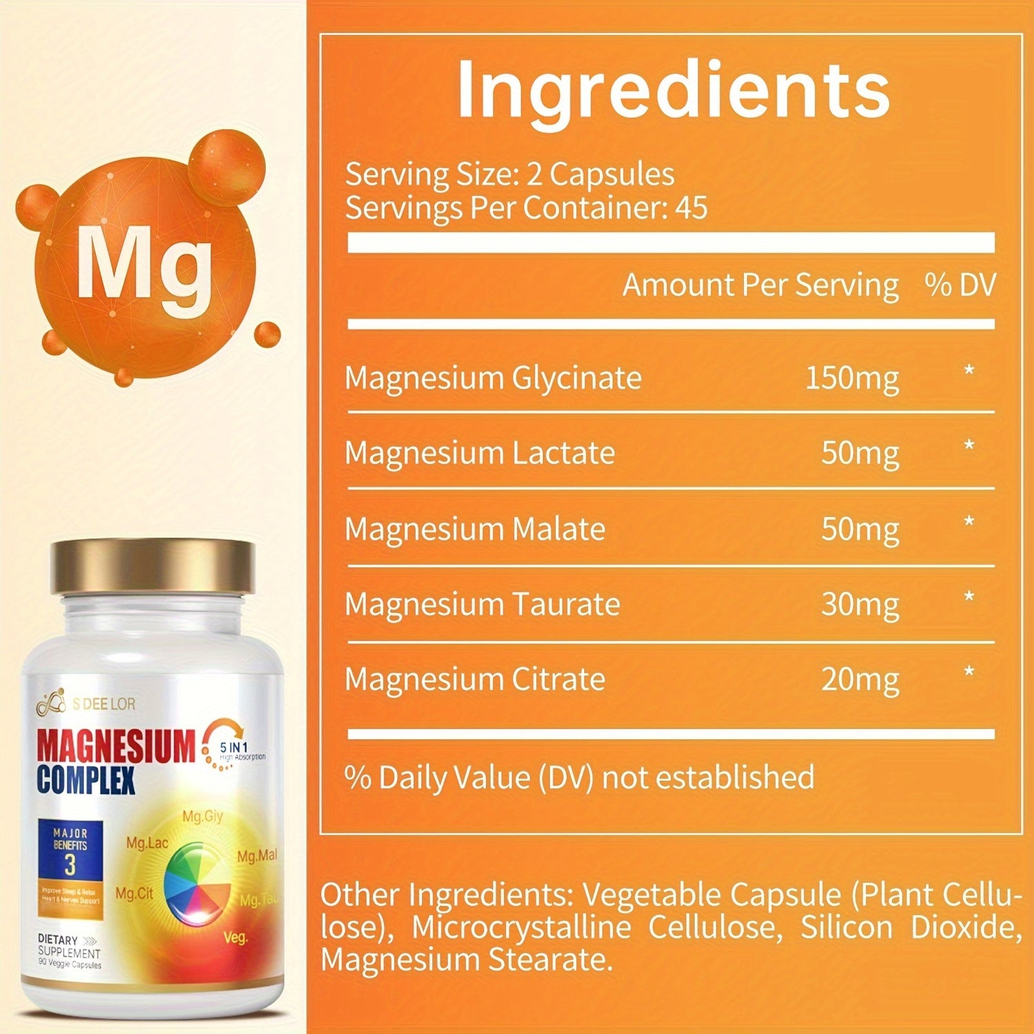 Magnesium Complex for Sleep &amp; Energy