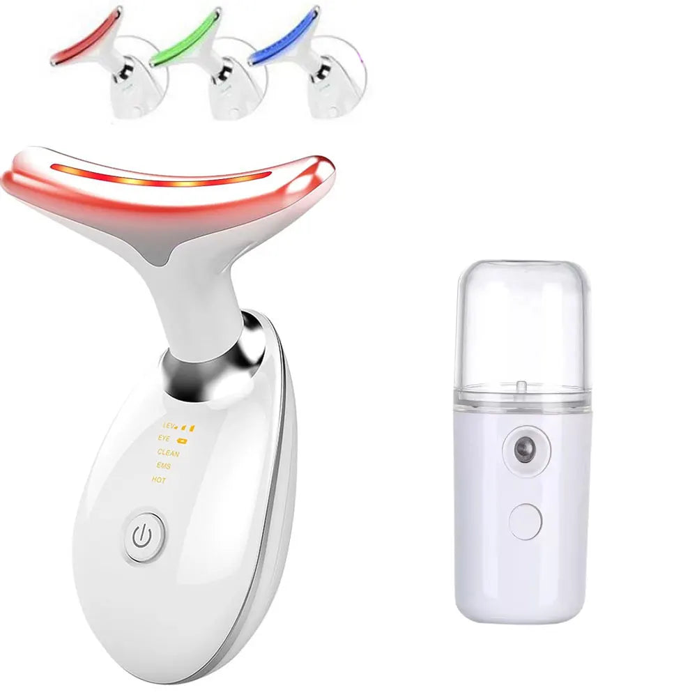 LED Face &amp; Neck Skin Tightening Massager
