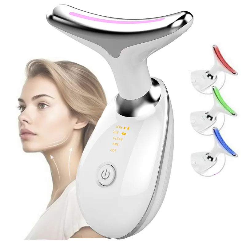 LED Face &amp; Neck Skin Tightening Massager