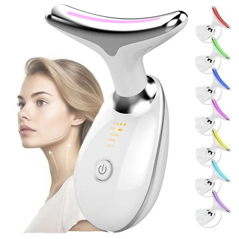 LED Face & Neck Skin Tightening Massager