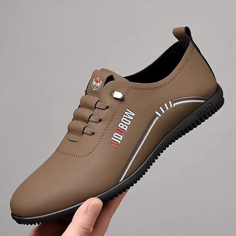 Mens Slip-On Casual Leather Shoes