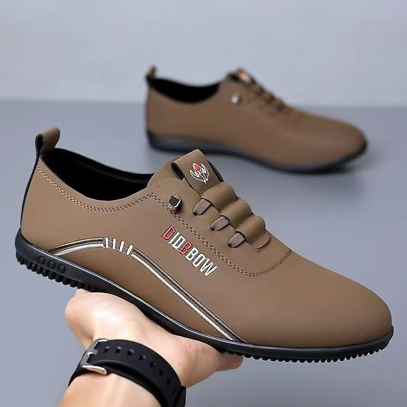 Mens Slip-On Casual Leather Shoes